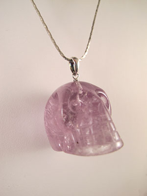 crystal skull beads