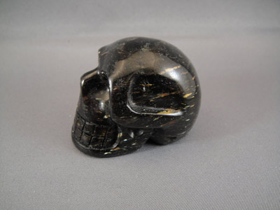Nuummite Crystal Skull