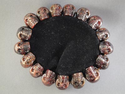 crystal skull beads