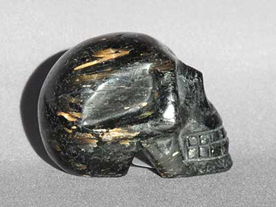 Nuummite Crystal Skulls