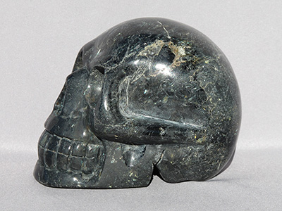 Nuummite Crystal Skulls