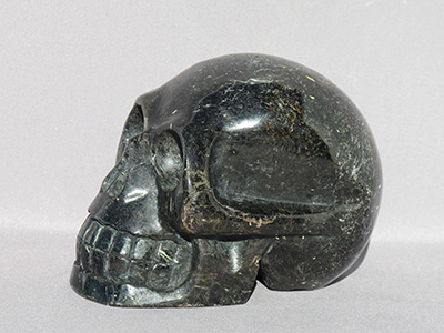 Nuummite Crystal Skulls