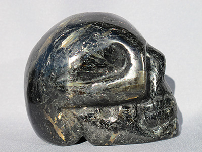 Nuummite Crystal Skulls