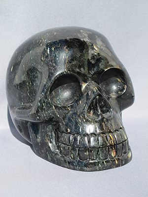 Nuummite Crystal Skulls